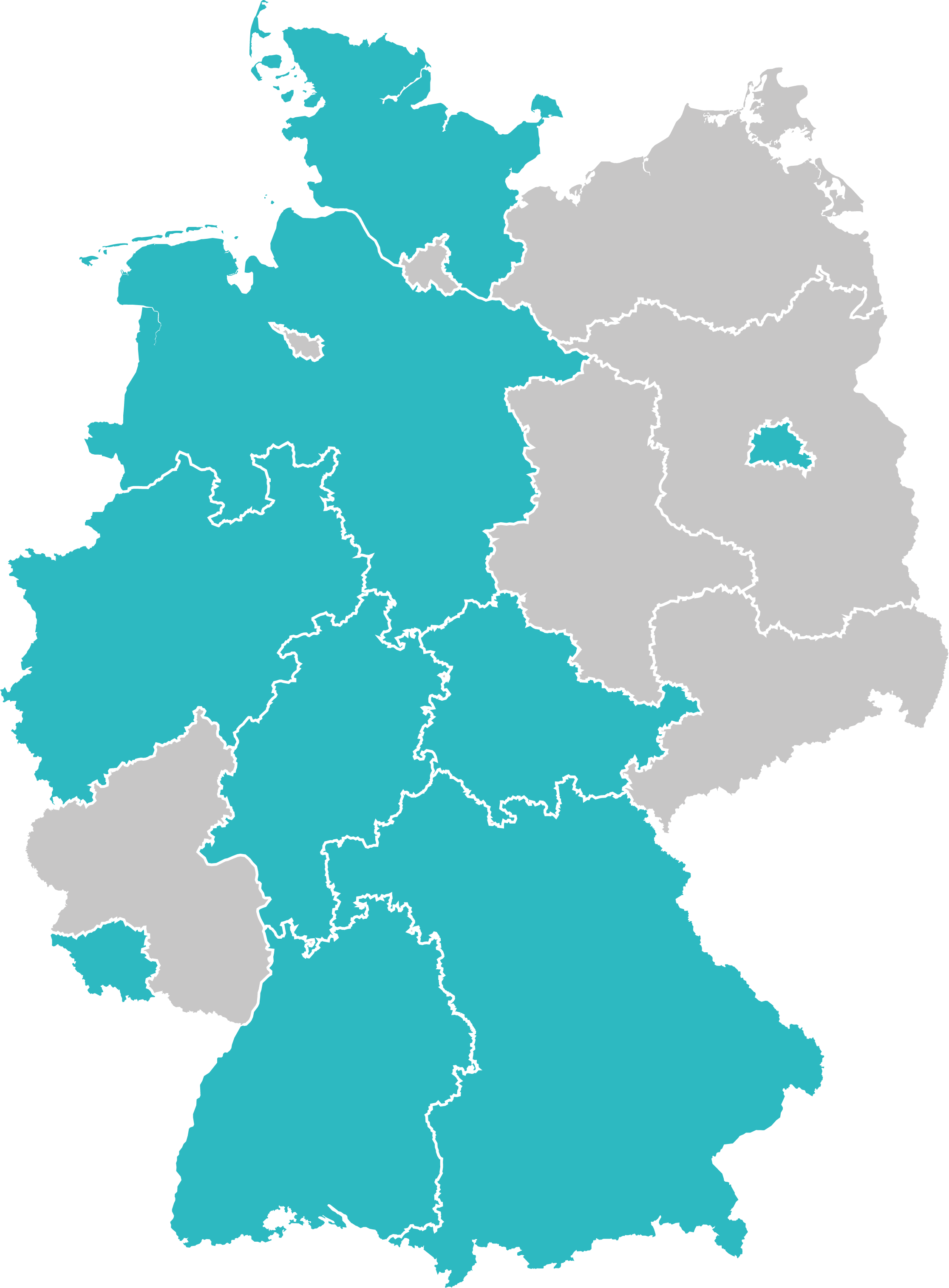 Bundesländer mit Civitas Connect Mitgliedern