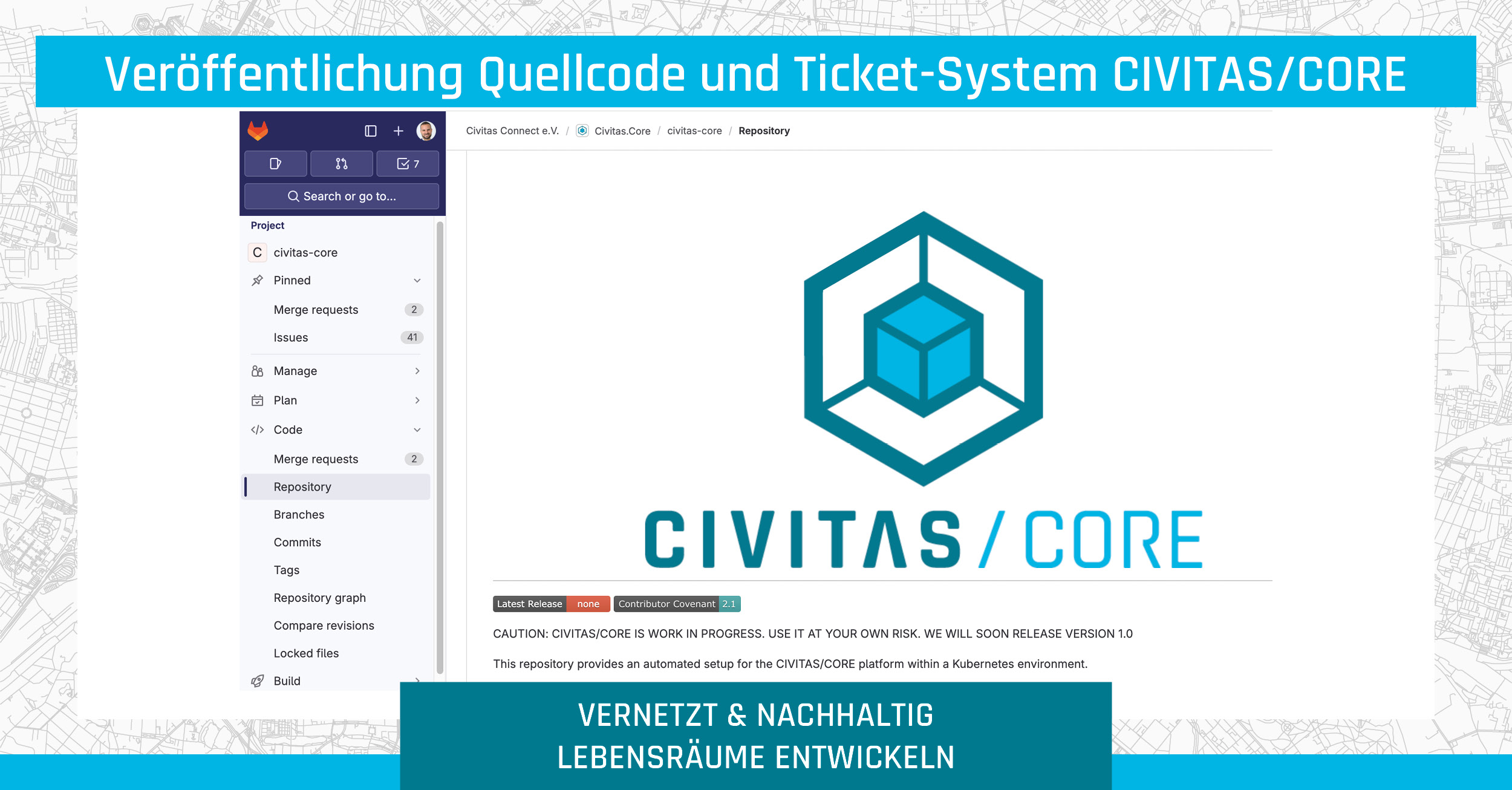 Quellcode und Ticket-System von CIVITAS/CORE veröffentlicht