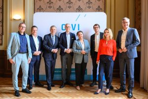 CIVI/CON 2025 - Prof. Dr. Uwe Schneidewind, Olaf Geyer, Thomas Jarzombek, Christian Pfromm, Dr. Lisa Steigertahl, Leonhard Kugler, Astrid Frohloff, Markus Hilkenbach